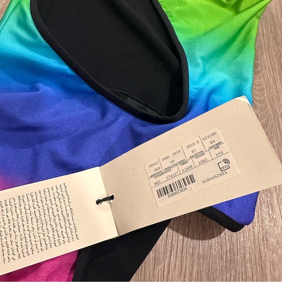 Gucci rainbow color block one piece swimsuit - Picture 8 of 9